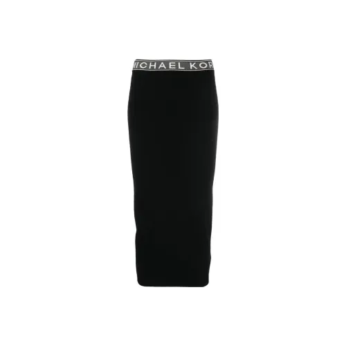 MICHAEL KORS MMK FW23 Повседневный Длинный Юбка Женские Черный