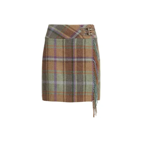 LAUREN RALPH LAUREN FW23 Повседневные короткие юбки Женские Многоцветный
