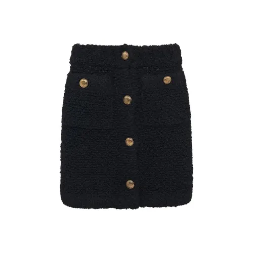 PRADA Черные Женские Повседневные Короткие Юбки