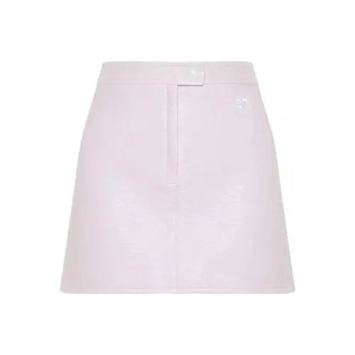 COURREGES Светло-розовый Женские Повседневные Короткие Юбки