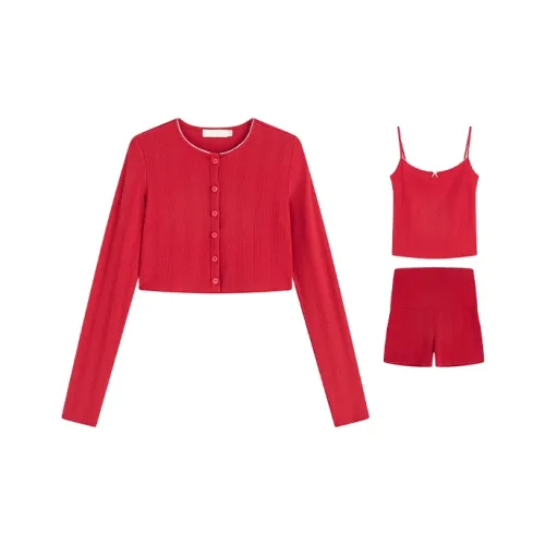 KING PRINCE Повседневный костюм женский красный