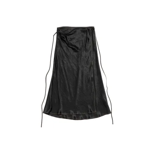 Acne Studios Повседневный Длинный Юбка Женские Черный