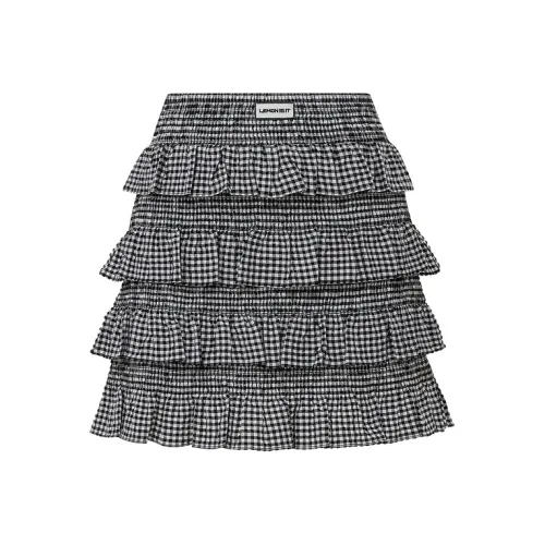 d'zzit Повседневные короткие юбки Женские Черный