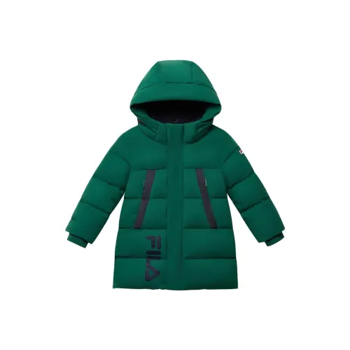 FILA KIDS Пуховик Детская одежда Аква Лесной зеленый Детский