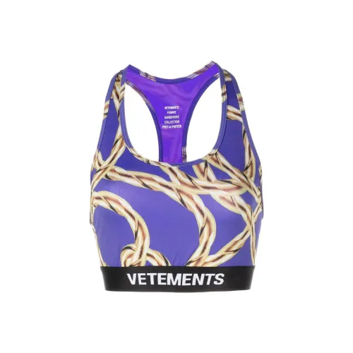 Vetements Фиолетовый Женское Спортивное Белье