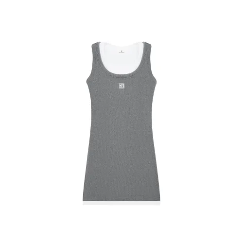 CALLED BACK Без рукавов Платье Женское Серое