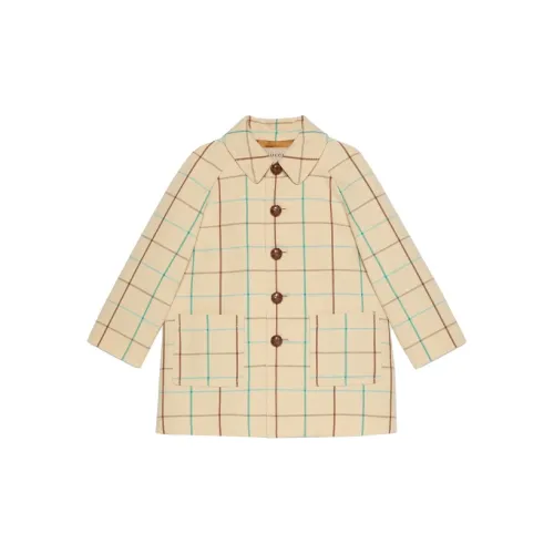 GUCCI Куртки и Пальто Кремовый Детский