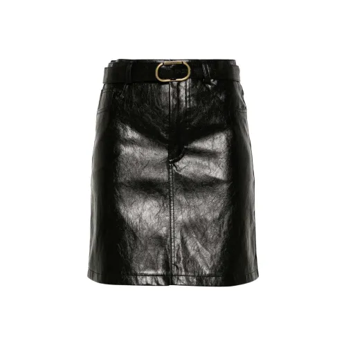 TWINSET Milano SS24 Повседневные короткие юбки Женские Черный