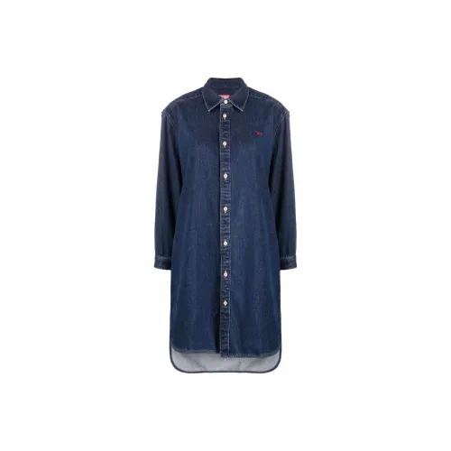 DIESEL Синие Женские Джинсовые Короткие Юбки