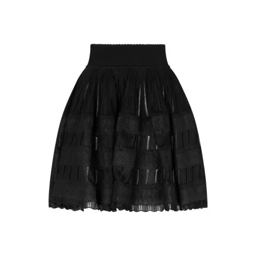 Alaia Черная Женская Повседневная Короткая Юбка