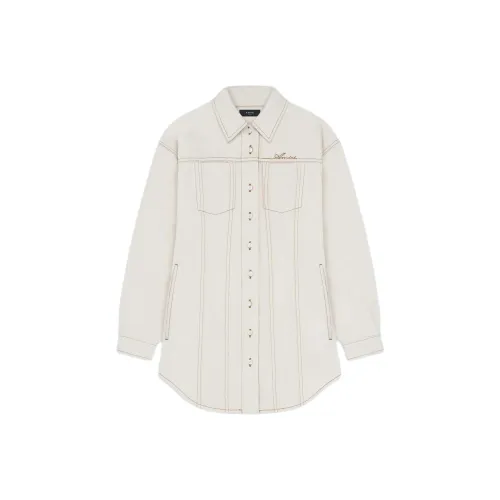 AMIRI SS24 Длинное платье с длинными рукавами женское снежинка гипсовый