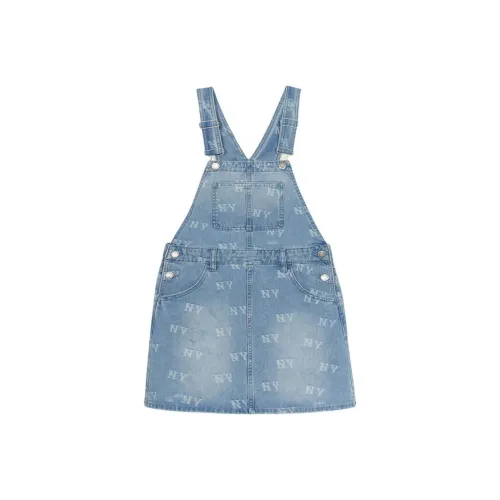 Mlb Base Logo New York Yankees SS25 Без рукавов Платье Женское Светло-Синий