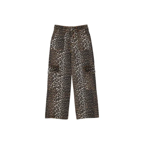 GANNI Коричневые Женские Джинсы