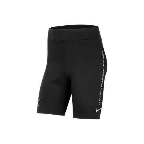 nike WNBA Повседневные шорты Женские Черный Белый