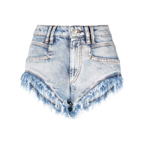 ISABEL MARANT Синие Женские Джинсовые Шорты