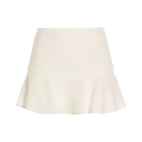 RED VALENTINO Белая Женская Повседневная Короткая Юбка