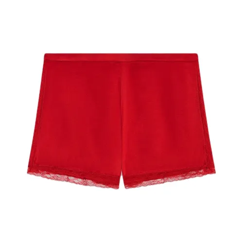 DRIES VAN NOTEN Красные Женские Повседневные шорты