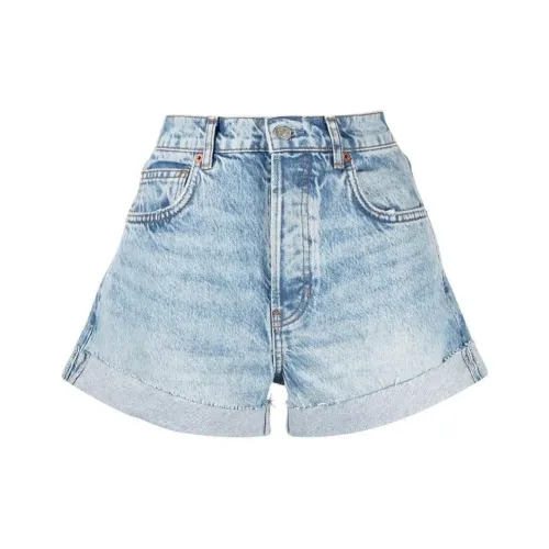Reformation Синие Женские Джинсовые Шорты