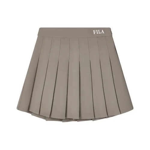 FILA ORIGINALE SS24 Повседневные короткие юбки Женские Абрикос Утонувший Коричневый