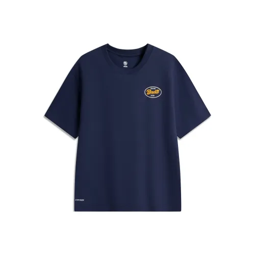 LINING Basketball Collection Т-Рубашка Мужская Темный Корабельный Синий