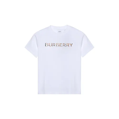 Burberry Белые Детские Рубашки