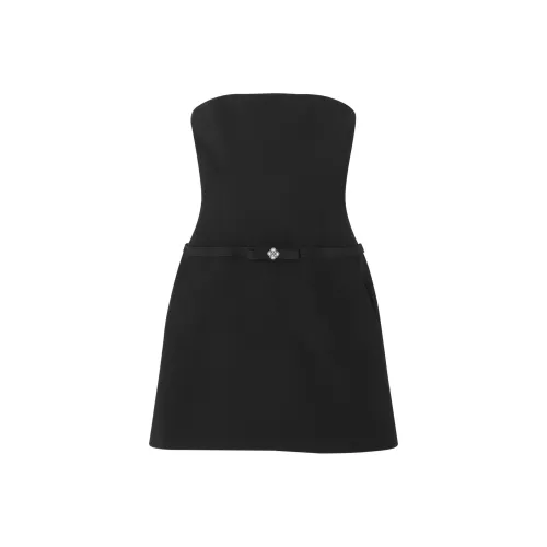 VERSACE SS24 Sleeveless Dress Women's Black VERSACE SS24 Без рукавов Платье Женское Черное