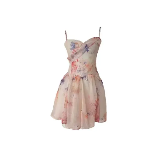 PUREIDOL Юбка Платье Женское Вишневый цветок Розовый