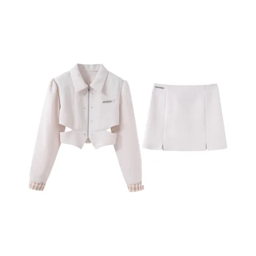 ANDN Белый Женские Комплекты с юбкой