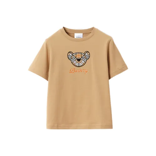 Burberry Thomas Bear Бежевые Детские Рубашки