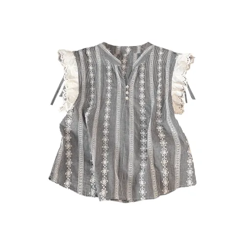 TOUCH Черно-белая клетка Женские Рубашки