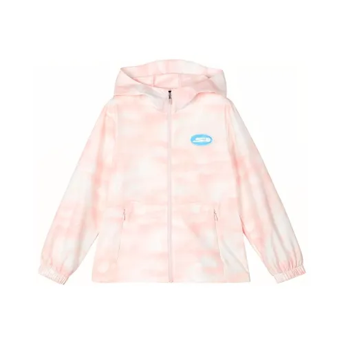 Skechers Куртки Пальто Сливовый Цветок Розовый Градиент Детский