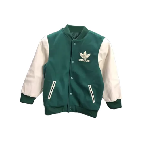 Adidas Originals Хлопковый пуховик Зеленый Детский