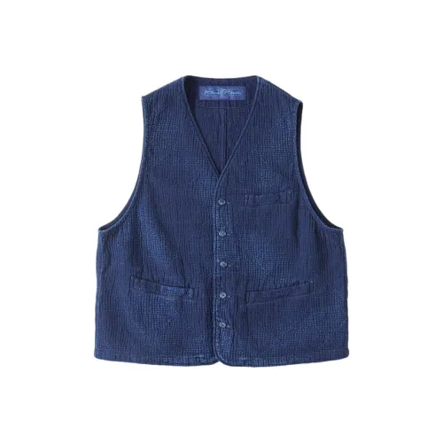 PORTER CLASSIC Blue Men's Tank Tops