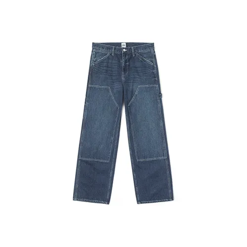 Lee совместный бренд модель Vintage Medium Dark Blue Men's Jeans