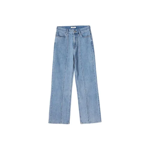 MSLAN Джинсы Женские Patriotic Синий