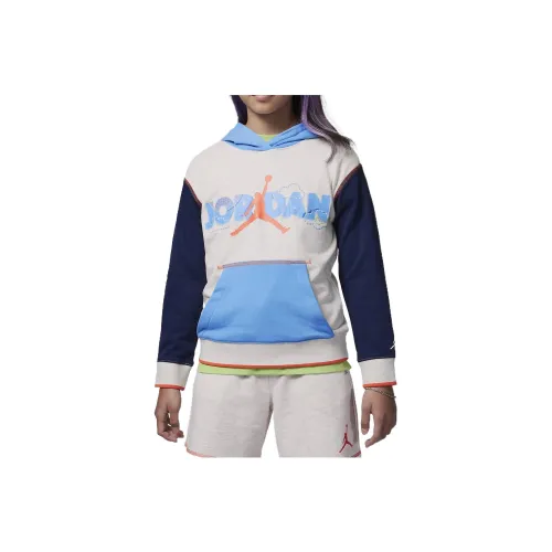 JORDAN BACKYARD ADVENTURE Светлый Айвори КIDS Свитшоты