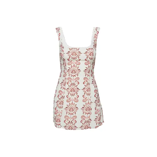 PRINCESS POLLY MARIS Мини Платье Slip Платье Женское Кремовый Розовый Кремовый Розовый