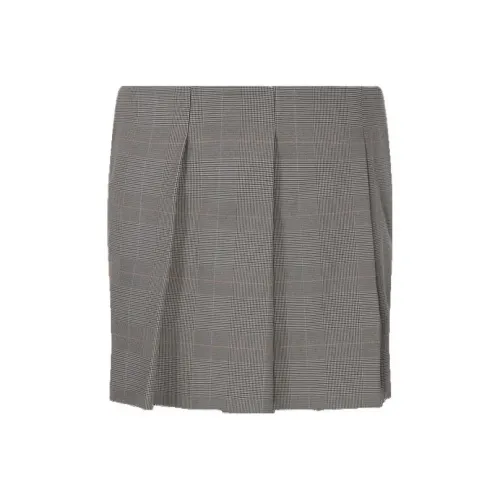 SportMax Серый Женские Повседневные Короткие Юбки