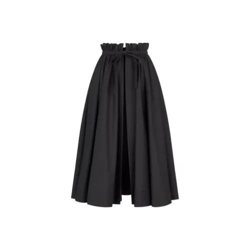 DIOR Черные Женские Повседневные Длинные Юбки