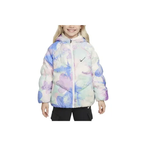 Nike Cotton Down Jacket Swoosh Chevron Multicolor Baby