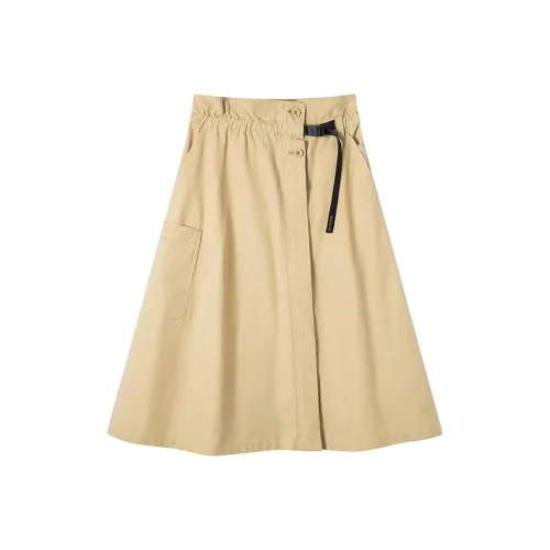 OUTDOOR PRODUCTS Повседневная длинная юбка женская песочного цвета