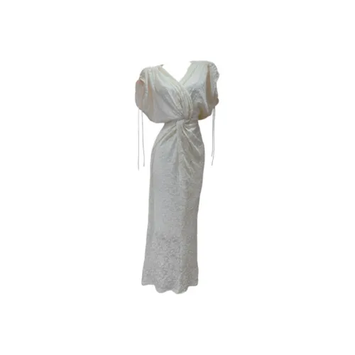 GJFD Легкий Минималистский стиль Удобный Элегантный Трикотажная ткань Блестки Скрученный узел Без рукавов Платье Женское