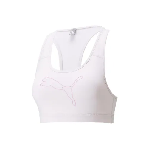 PUMA ACTIVE MID IMPACT 4KEEPS Graphic Sport Бюстгальтер Спортивное белье Женские Фиолетовый