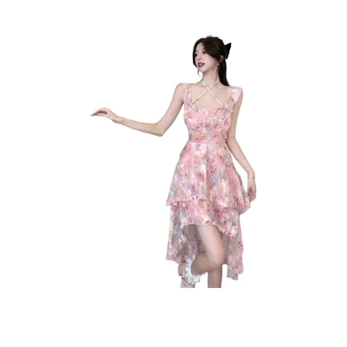 Garbege Slip Платье Женское Розовое
