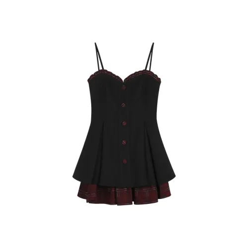 Annie The Темный Child Slip Платье Женские Черный