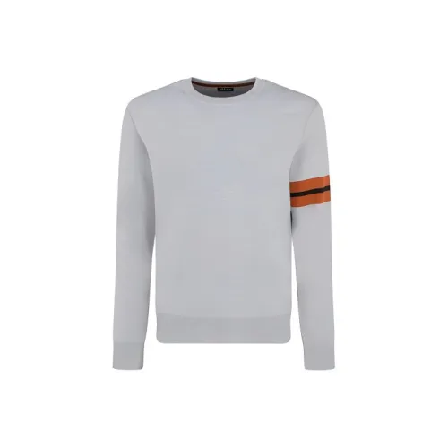 Ermenegildo Zegna Серые Мужские Свитера