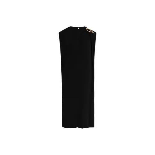 Lanvin SS24 Sleeveless Dress Women's Black Lanvin SS24 Без рукавов Платье Женское Черное