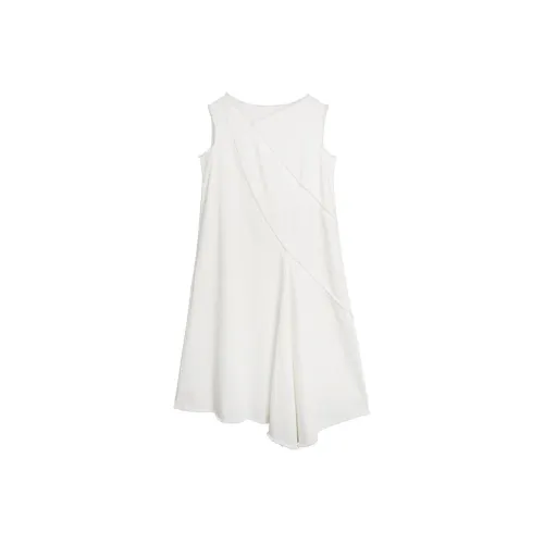 ELLE Без рукавов Платье Женское Белое