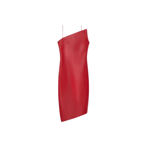 GIVENCHY SS24 Slip Платье Женское Red Cherry