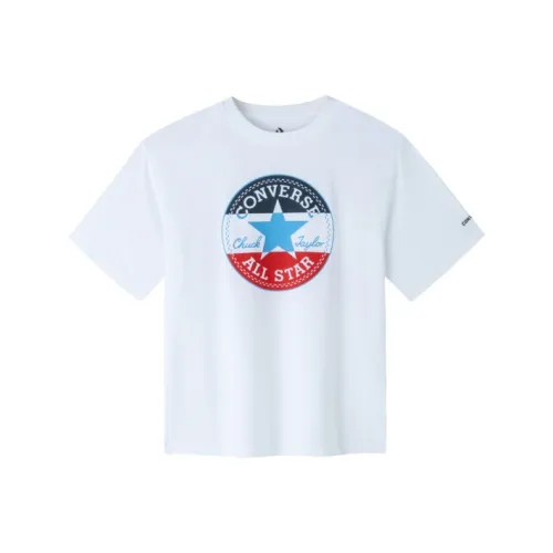 Конверс T-Shirt All Star Patch Pure White Детский